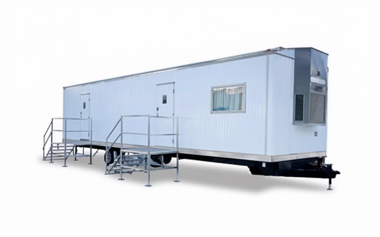 office trailers come in various sizes and configurations to accommodate different needs and space requirements